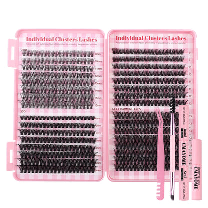 640Pc DIY Lash Extension Kit with Lash Bond and Seal